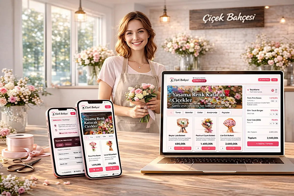 Online yemek sipariş sistemi önizlemesi