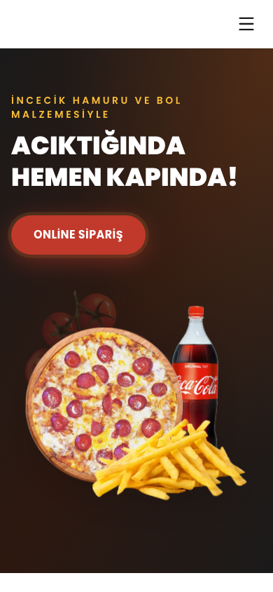City's Pizza mobil restoran web sitesi